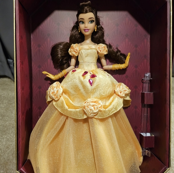 Disney Collector Radiance Collection Belle Doll, New in Box & Mattel Box